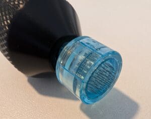 Plasma fusion microneedling stamp